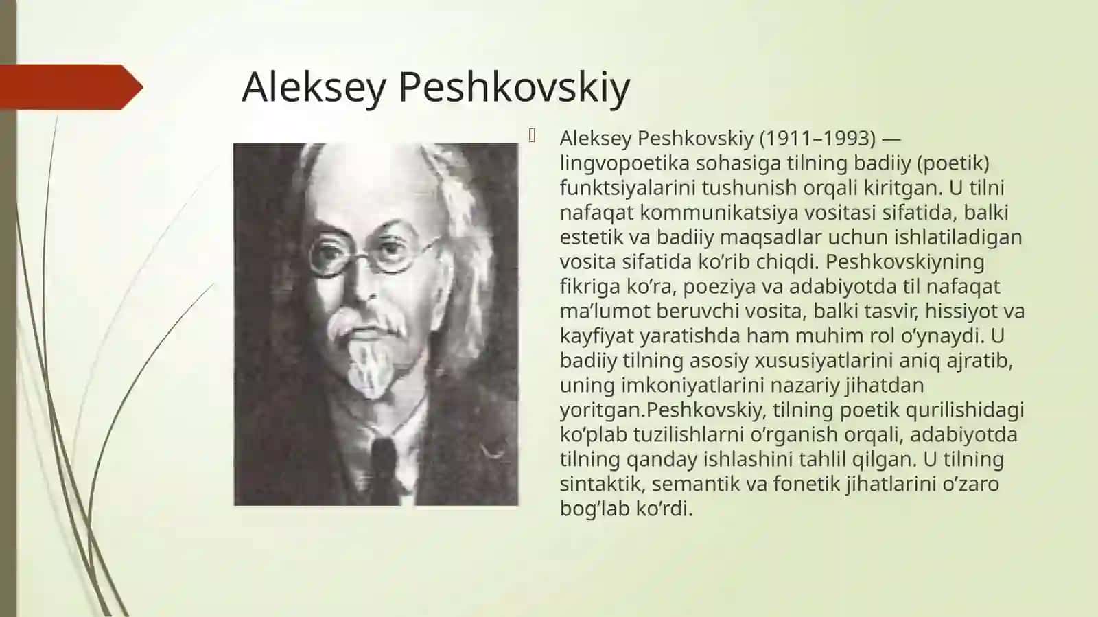 Lingvopoetikaning o’rganilish tarixi 3