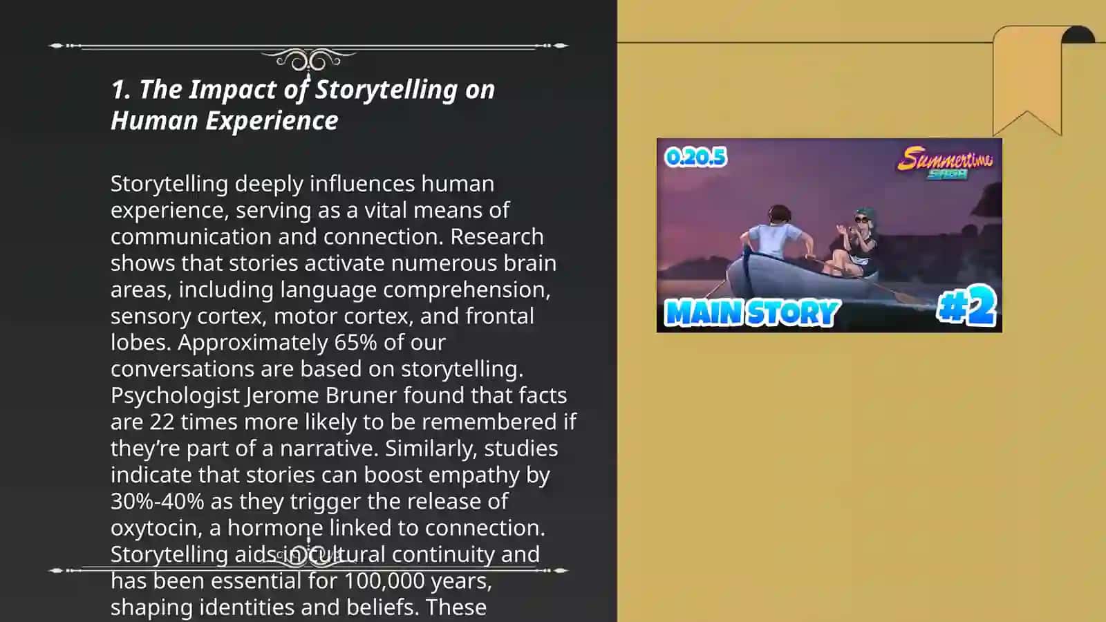 The powe of a good story 3