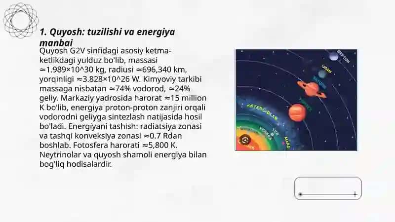 Quyosh sistemasi va sayyoralar 3
