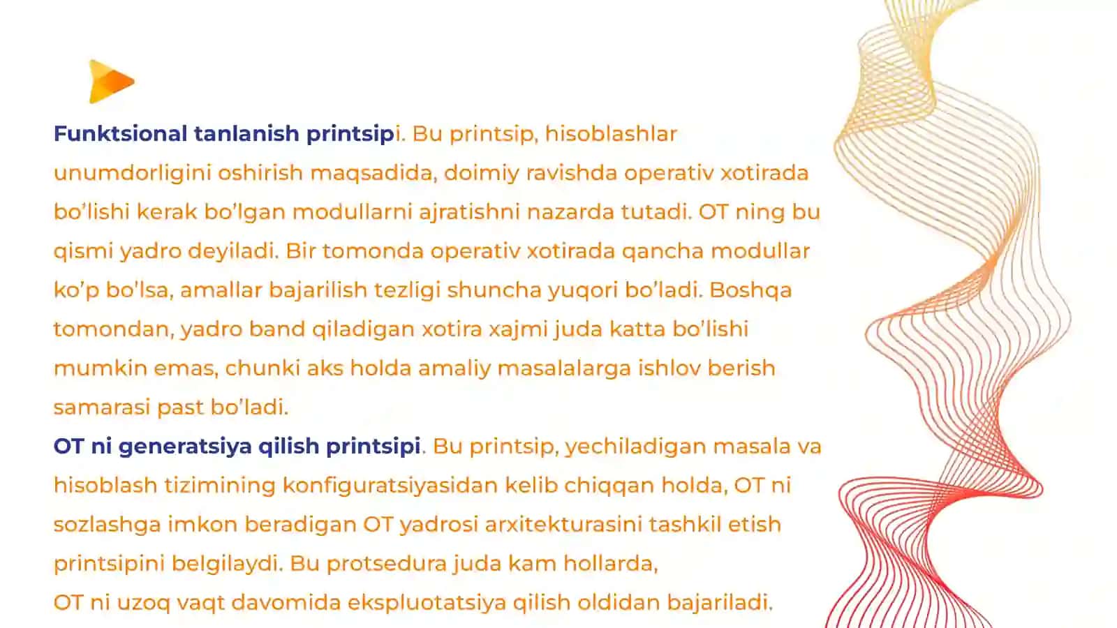 Operatsion tizimni qurishning asosiy printsiplari 3