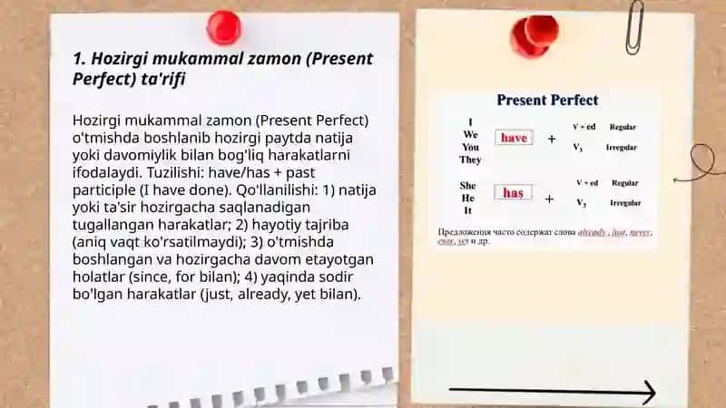 Present Perfect 3