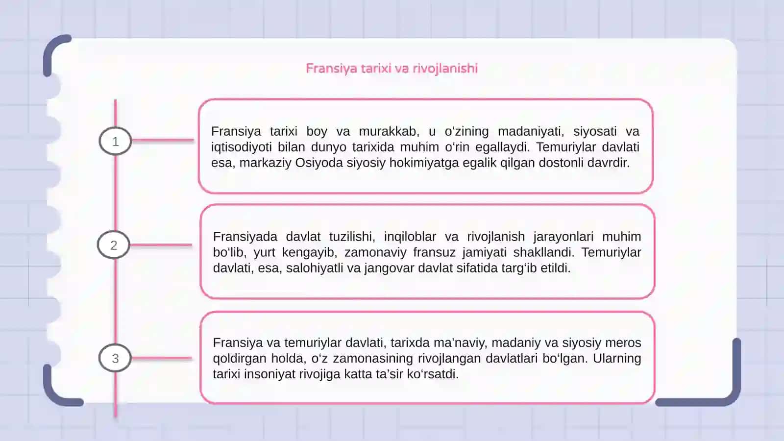 Fransiya va temuriylar davlati 3