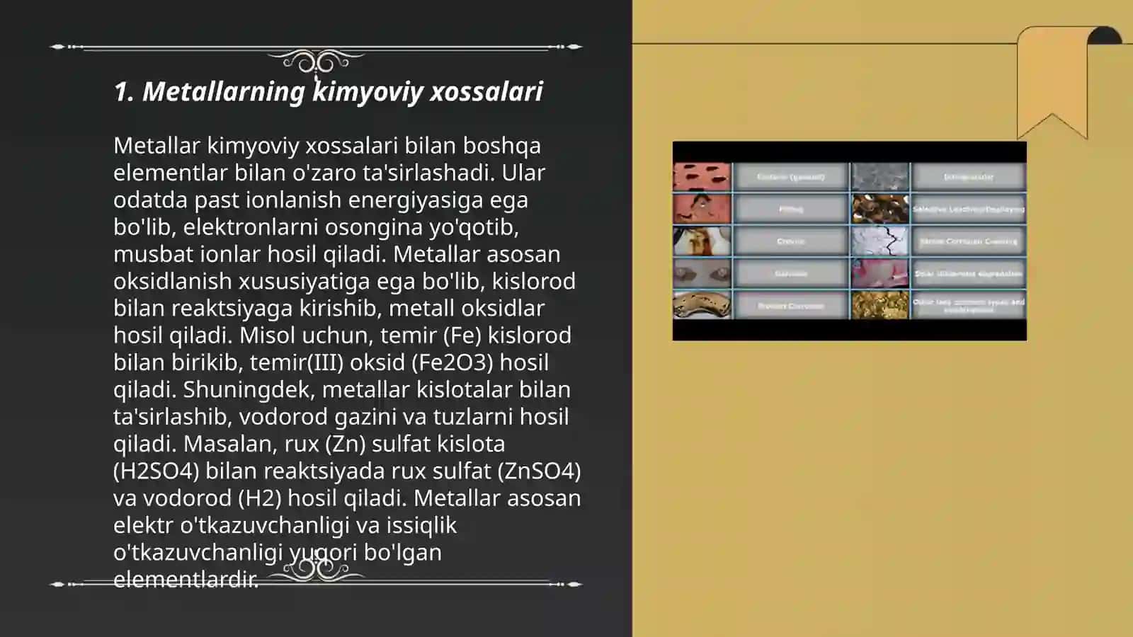 Metallarning korroziyaga uchrashi 3