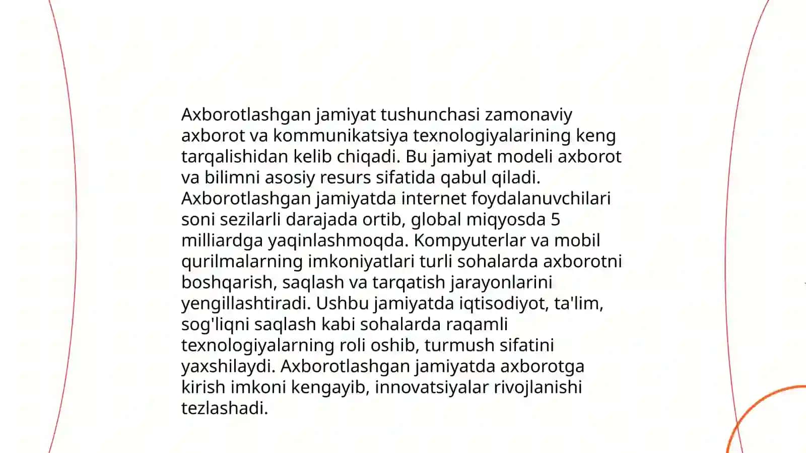 Axborotlashgan jamiyat va uning istiqbollari. A. Toynbi, E.Toffler asarlarining qiyosiy tasnifi 3