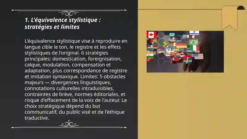 Les enjeux stylistiques dans la traduction 3