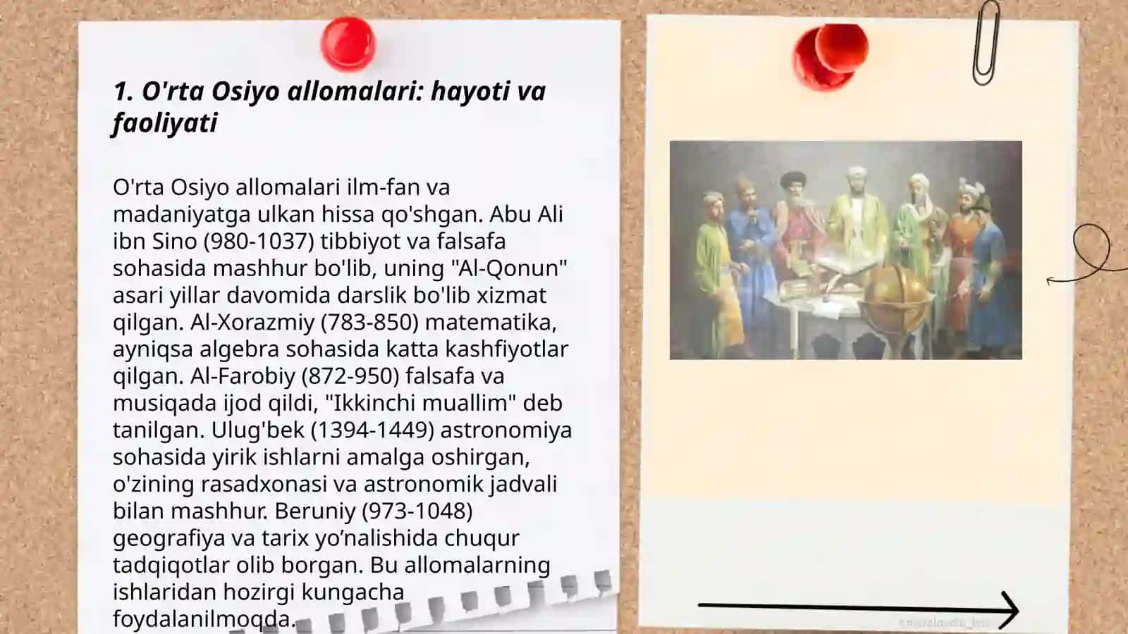 O'rta Osiyo allomalari ilmiy merosi 3