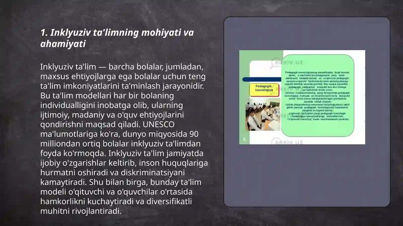 Inklyuziv ta'limning tibbiy-pedagogik-ijtimoiy modili 3