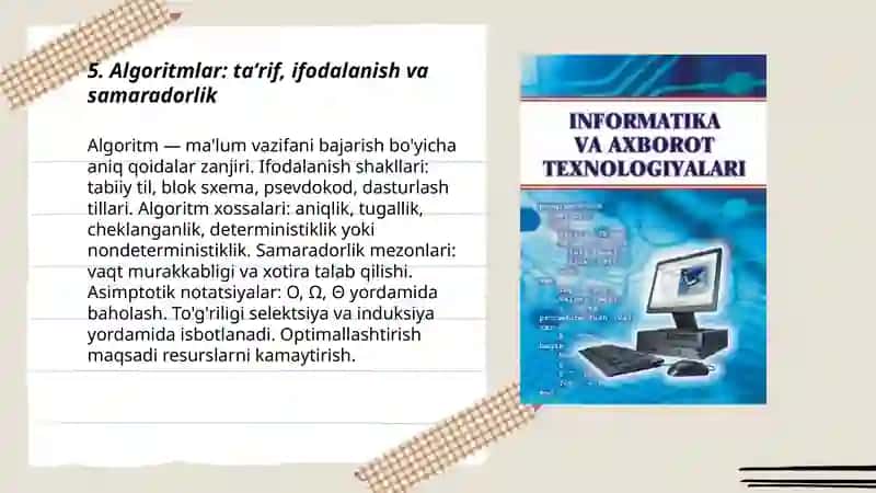 Informatikaning nazariy asoslari 3