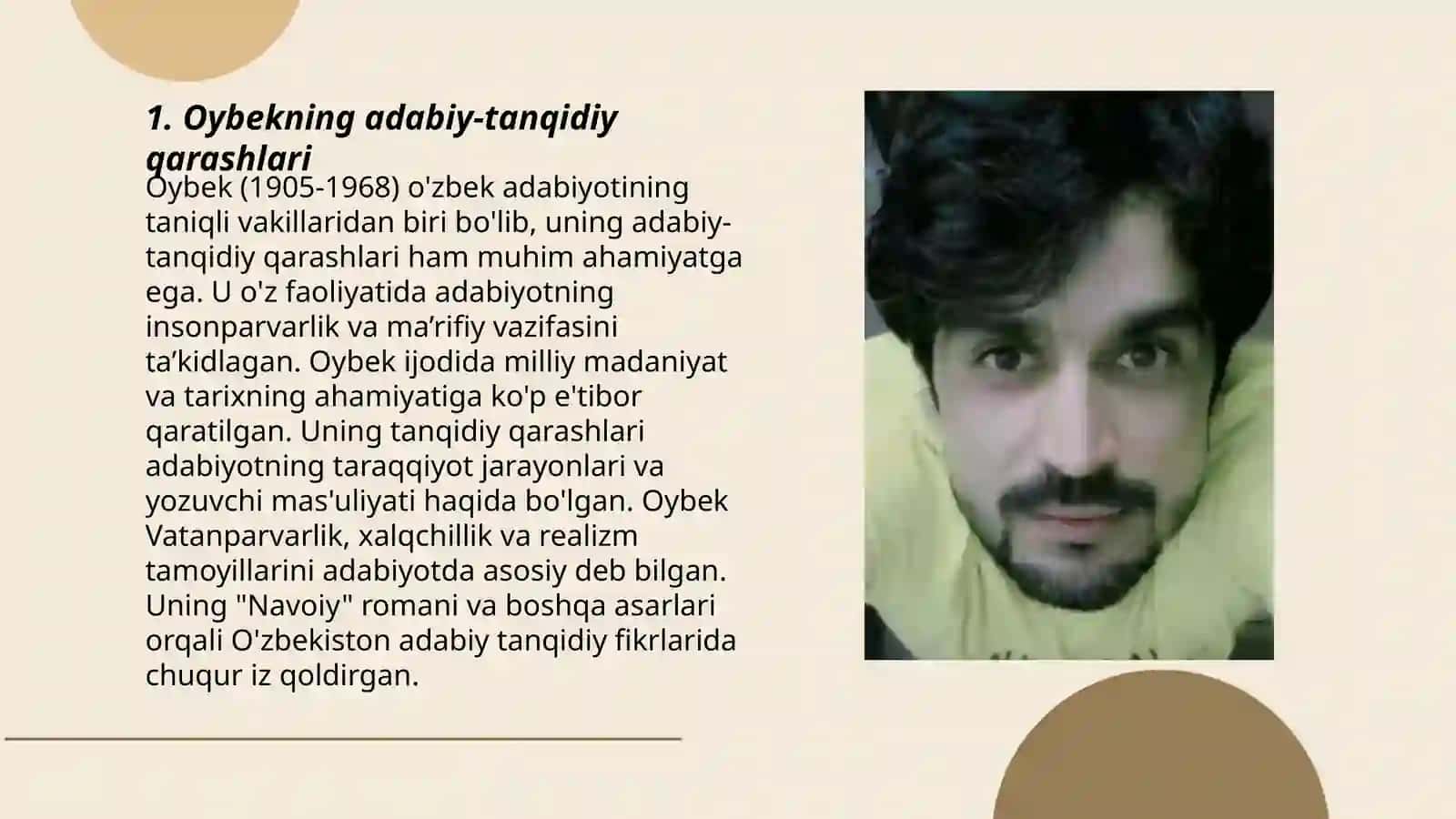 Oybek va Abdulla Qahhor adabiy-tanqidiy qarashlari 3