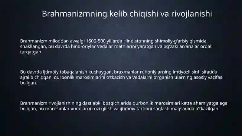 Braxmanizm tushunchasi 3