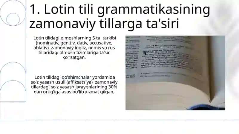 Zamonaviy tillarda-lotinshunoslik 3