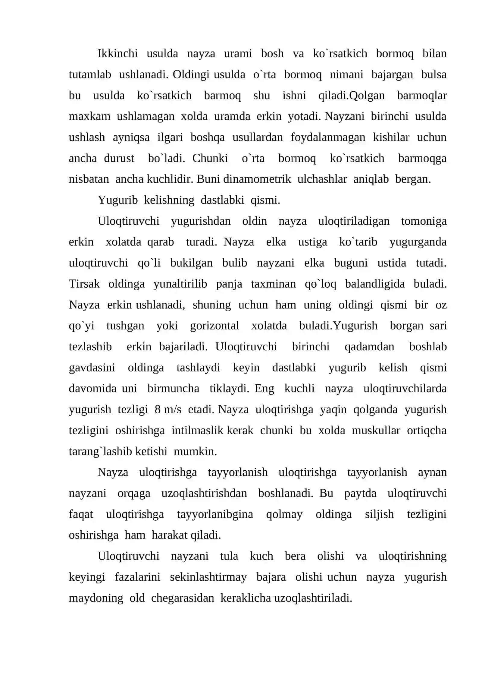 Nayza Uloqtirish Texnikasi 3