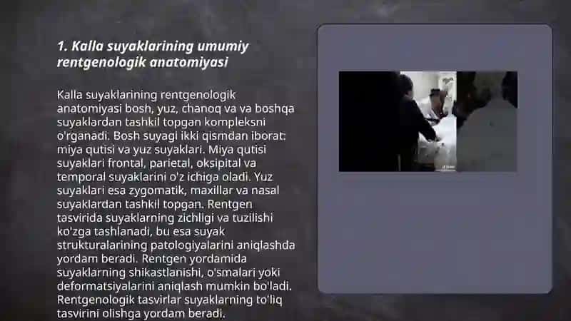 Kalla suyaklarining rentgenanatomiyasi 3