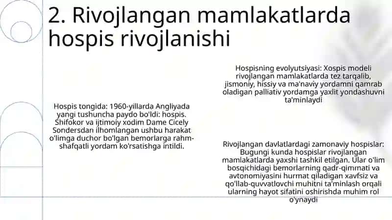 Hospis parvarishining ildizlari 3