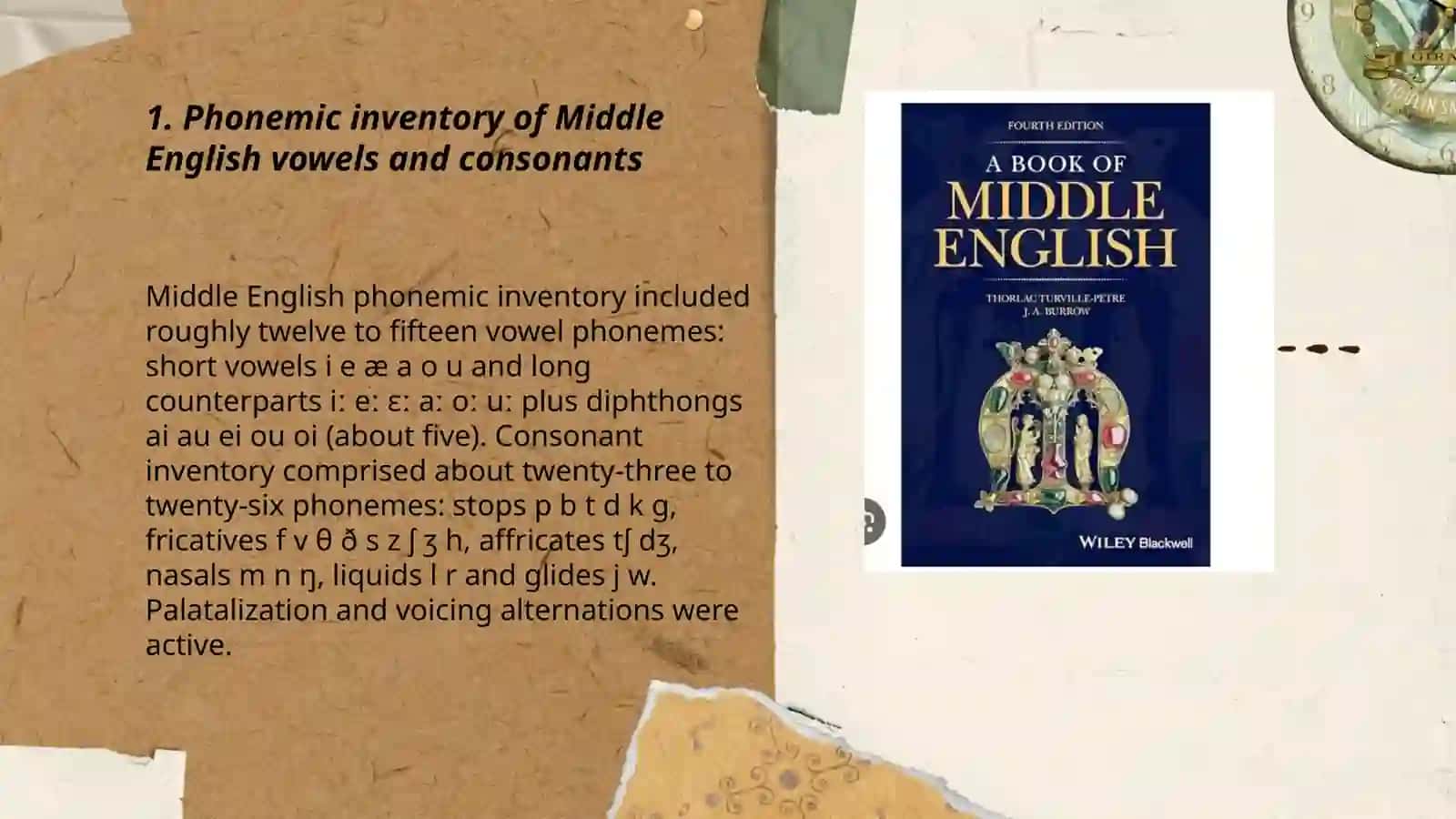 Middle English period and phonetics 3