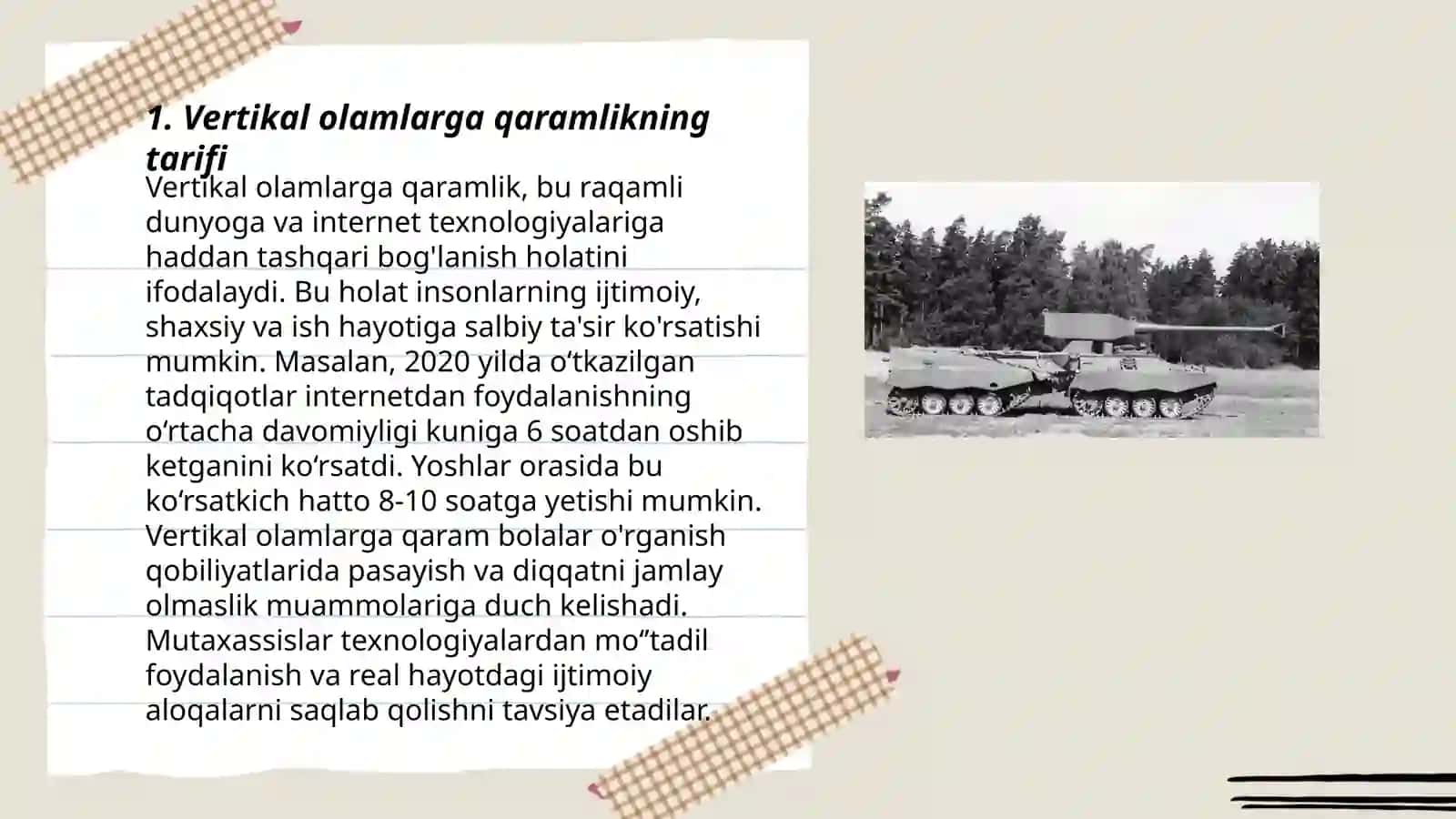Vertula olamga qaramlik va uning oqibatlari 3