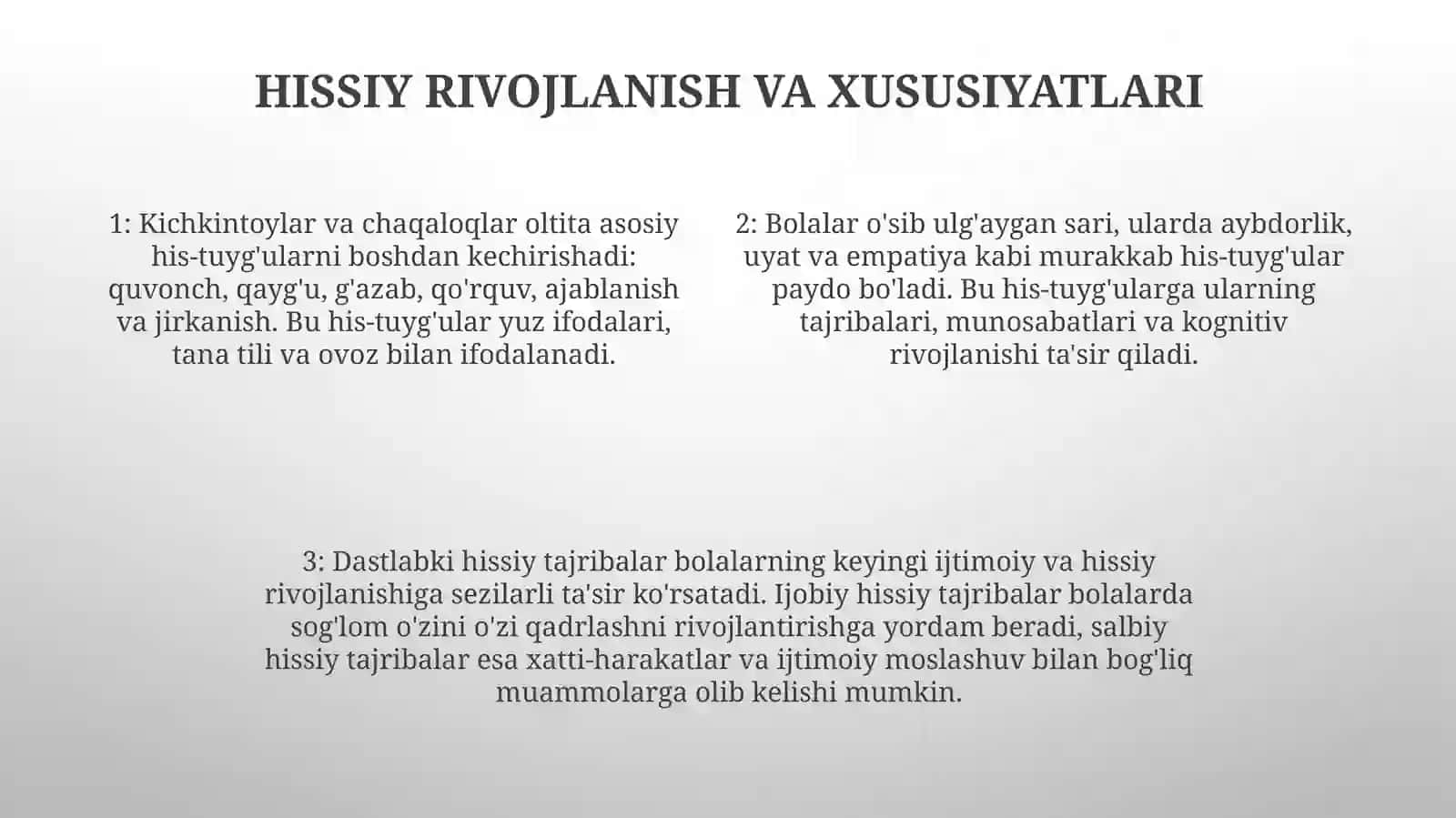 Boshlanĝich Sinf Òquvchilarining Hissiy Emotsional Va IndividualSohalari 3