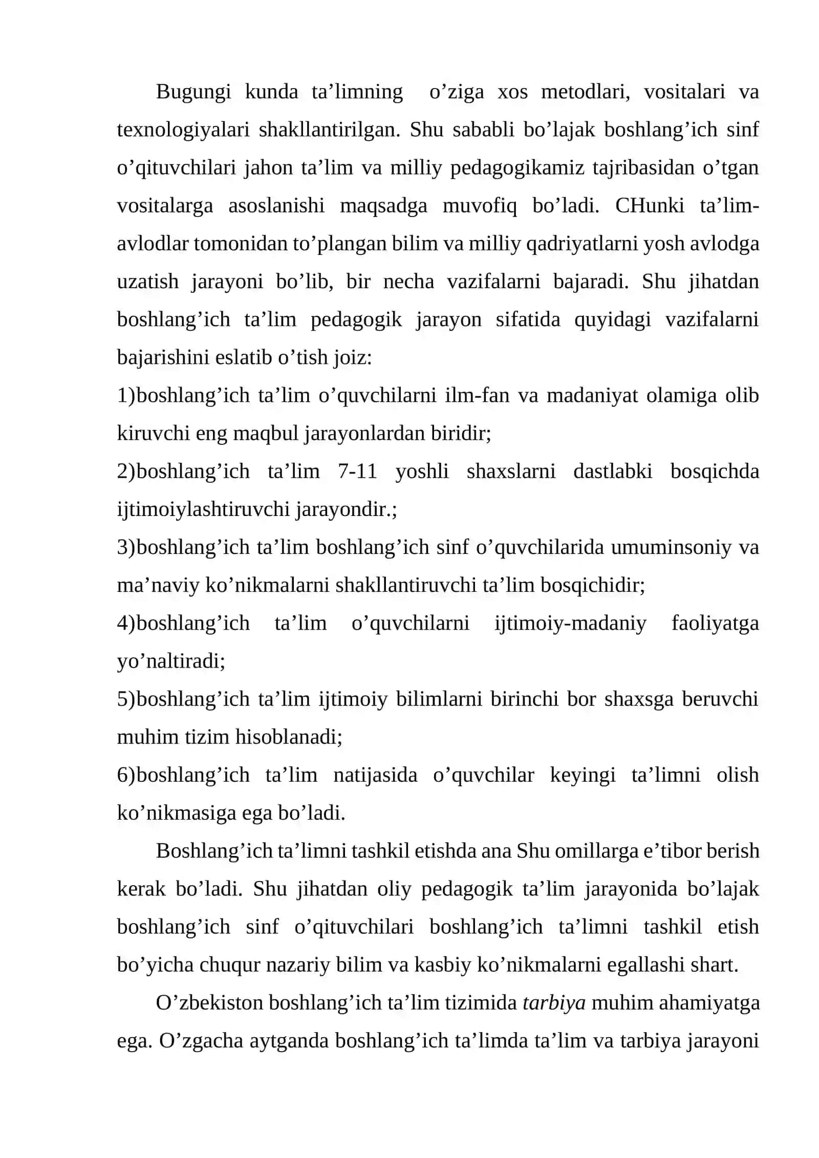 Boshlang’ich ta’limda pedagogik jarayon 3