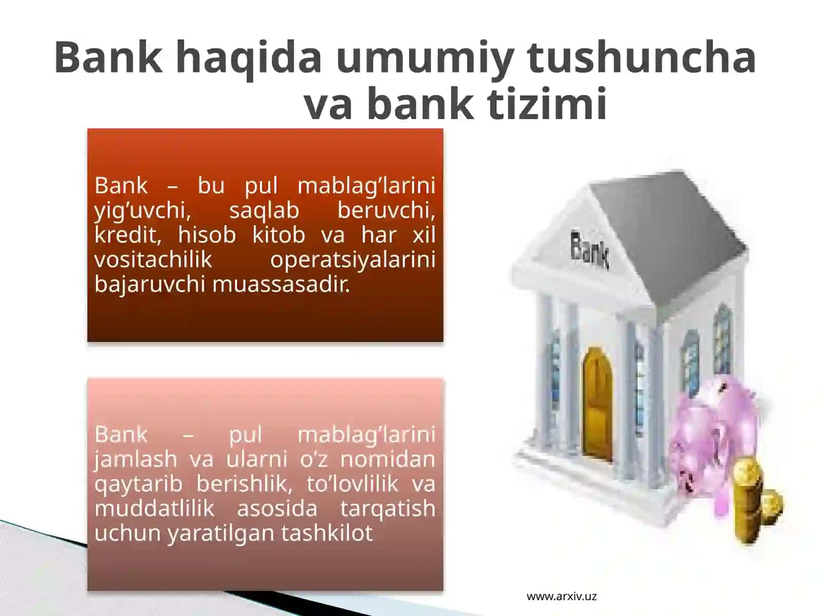 Bank faoliyati va risklarni boshqarishni tahlil etish 3