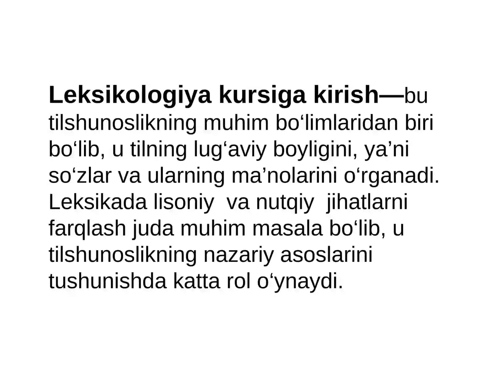 Leksikologiya kursiga kirish 3
