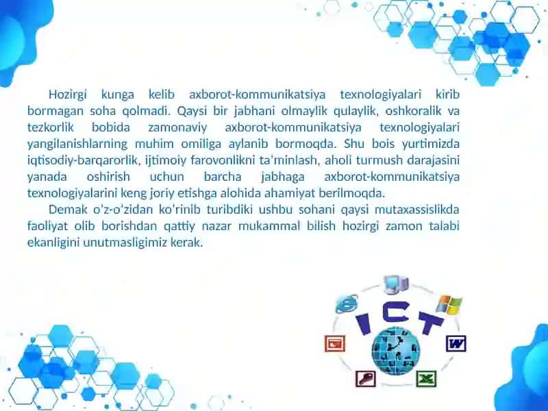 Zamonaviy axborot-kommunikatsiya texnologiyalari 3