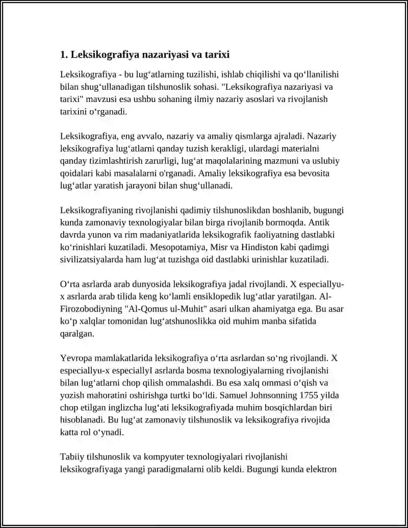 LEKSIKOGRAFIYA (LUG'ATSHUNOSLIK) 3