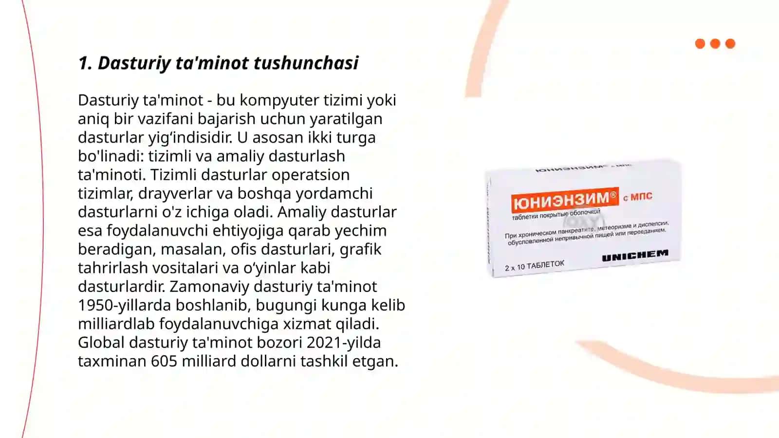 Dasturiy ta'minot tushunchasi 3