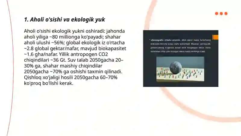Demografik jarayonlar va ekologik muvozanat 3