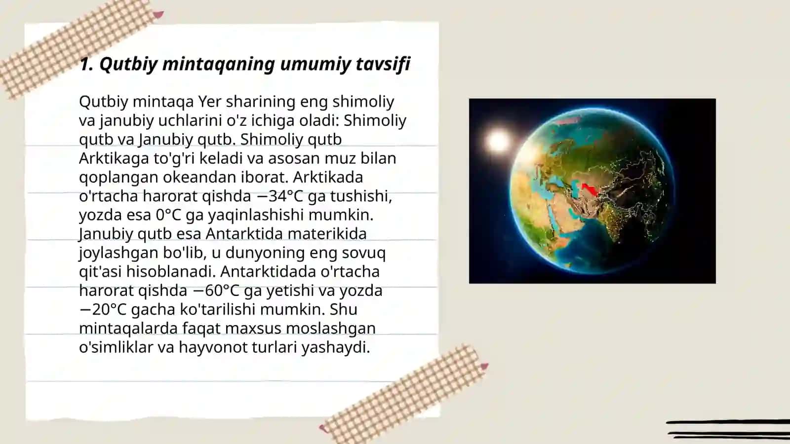Yer shari tuproqlari geografiyasi (qutbiy mintaqa) 3