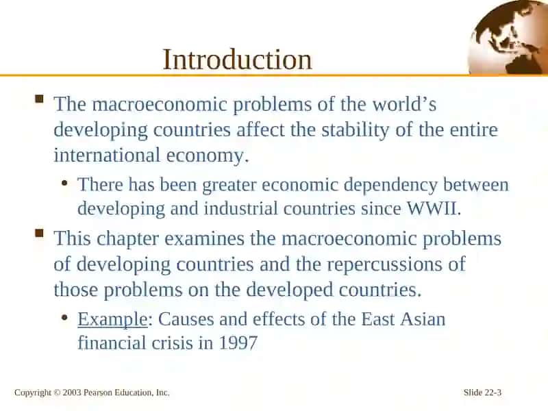 Developing Countries: Growth, Crisis, and Reform 3