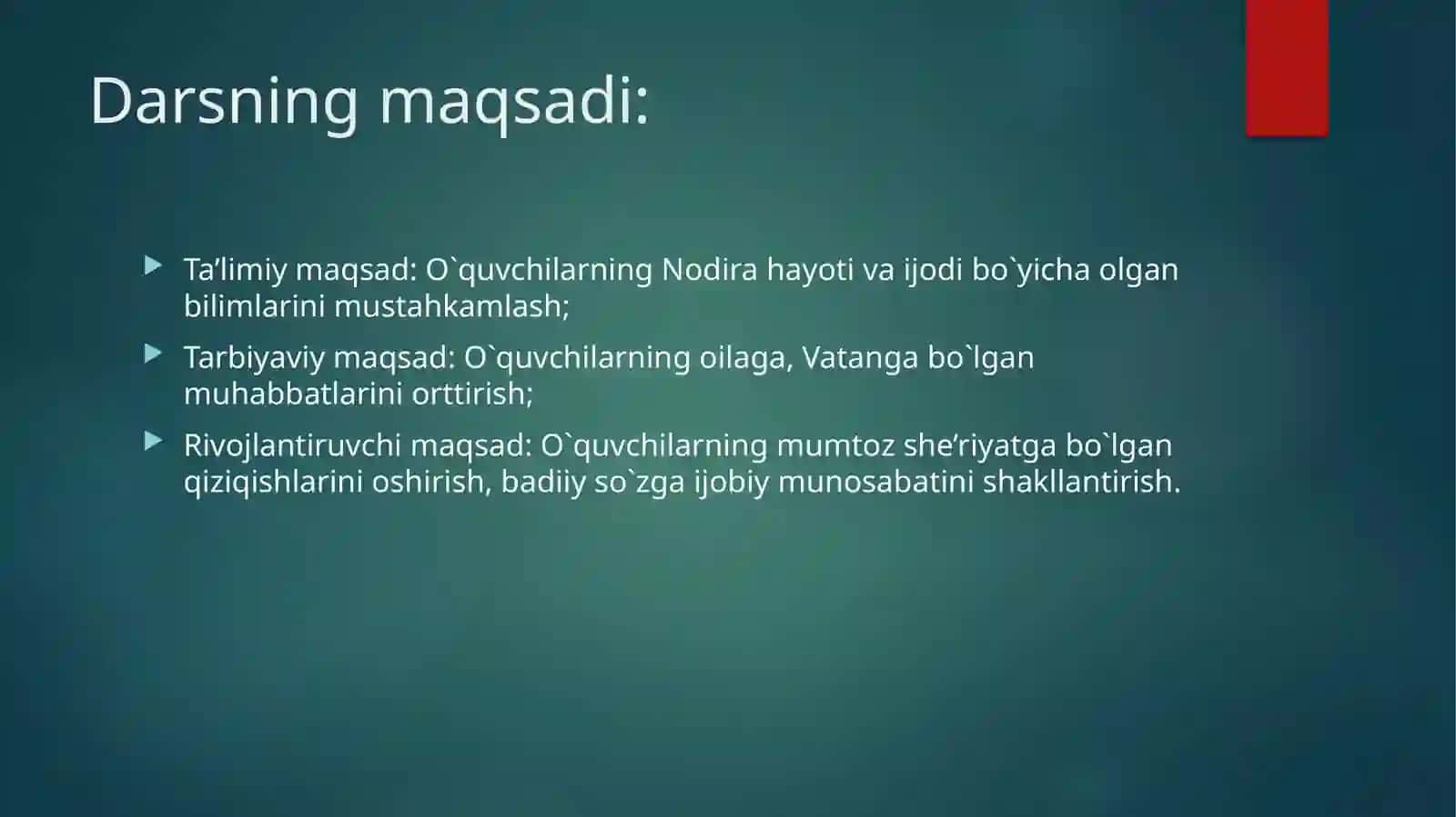NODIRA LIRIKASI 3