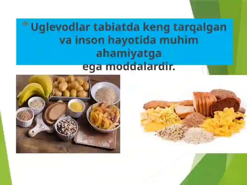 Umumiy noorganik kimyo  va organik kimyo “UGLEVODLAR 3