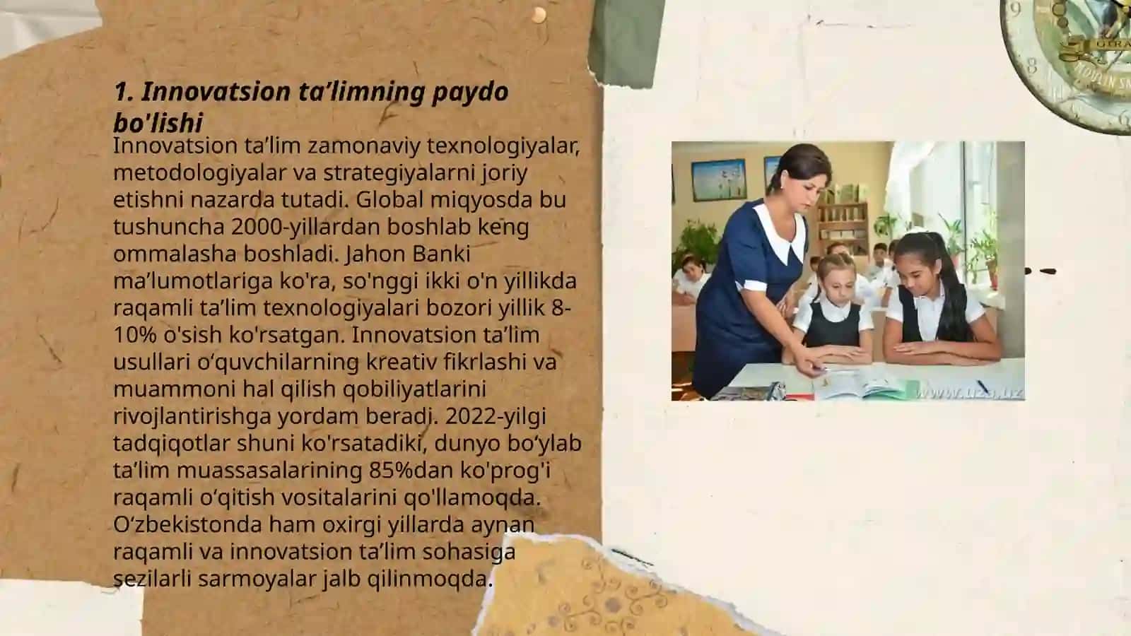 Innovatsion taʼlimning rivojlanish tarixi 3