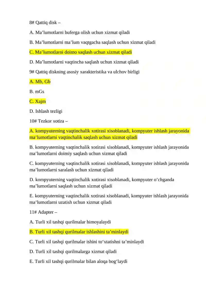 Axborot texnologiyalari mashg'uloti 3