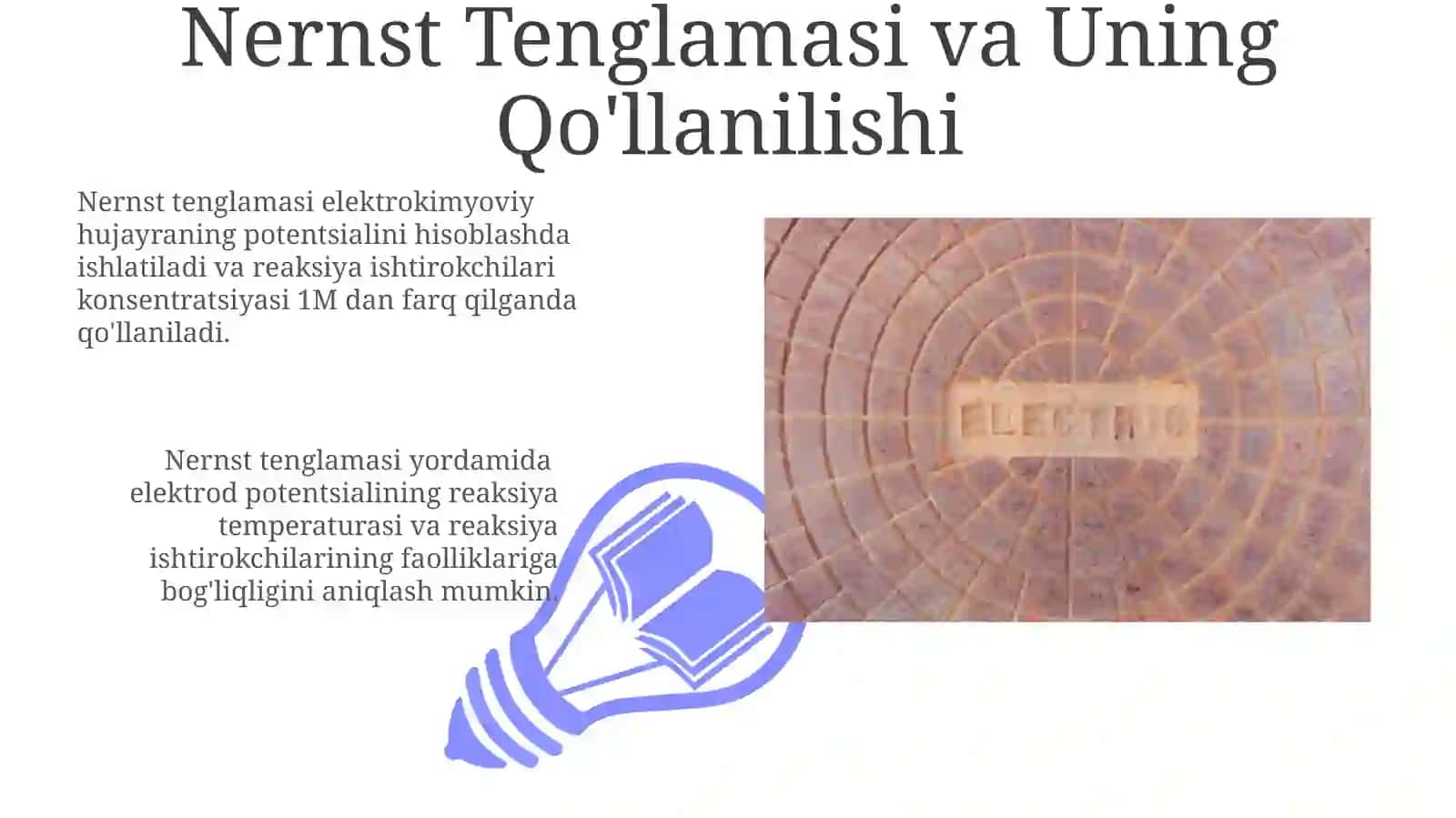 Elektrodlar potensialini aniqlash usullari 3