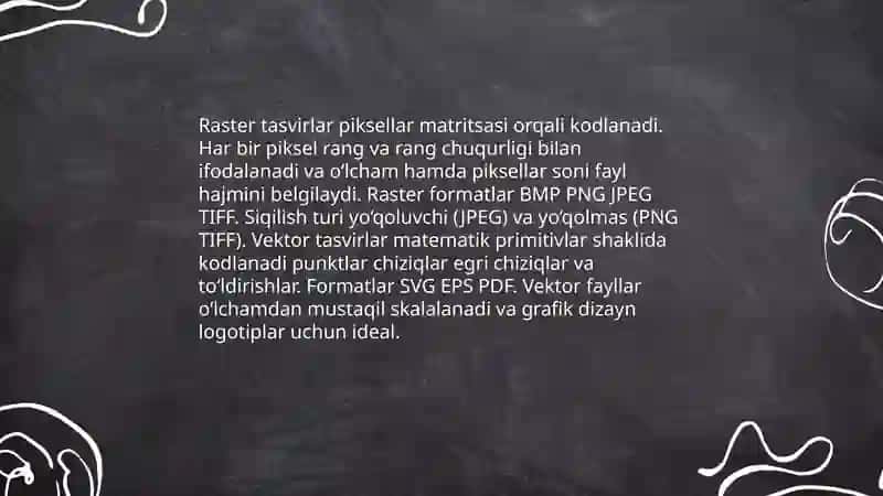 Grafik maʼlumotlarni kodlash 3