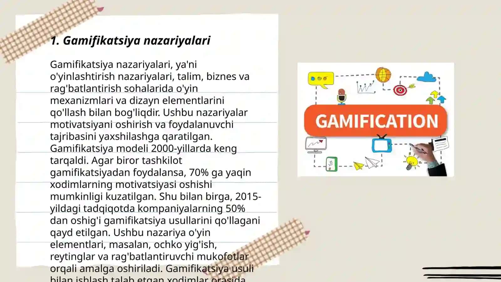 Gamifikatsiya nazariyalari 3