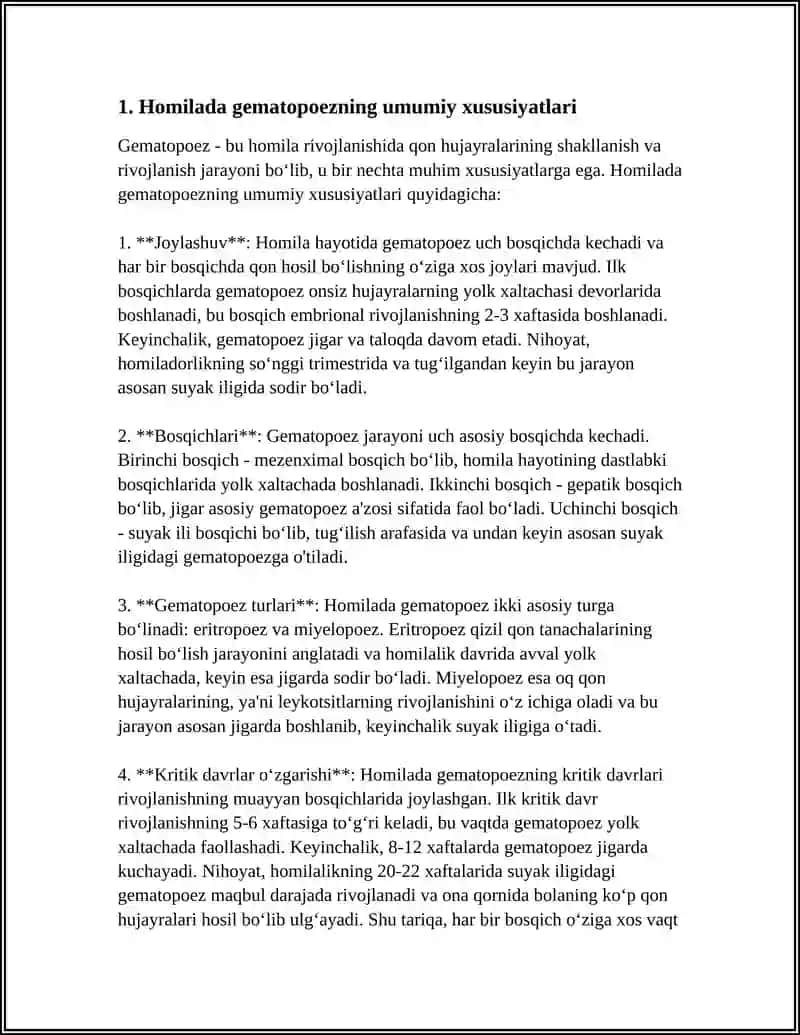 HOMILADA GEMATOPOEZNING XUSUSIYATLARI 3