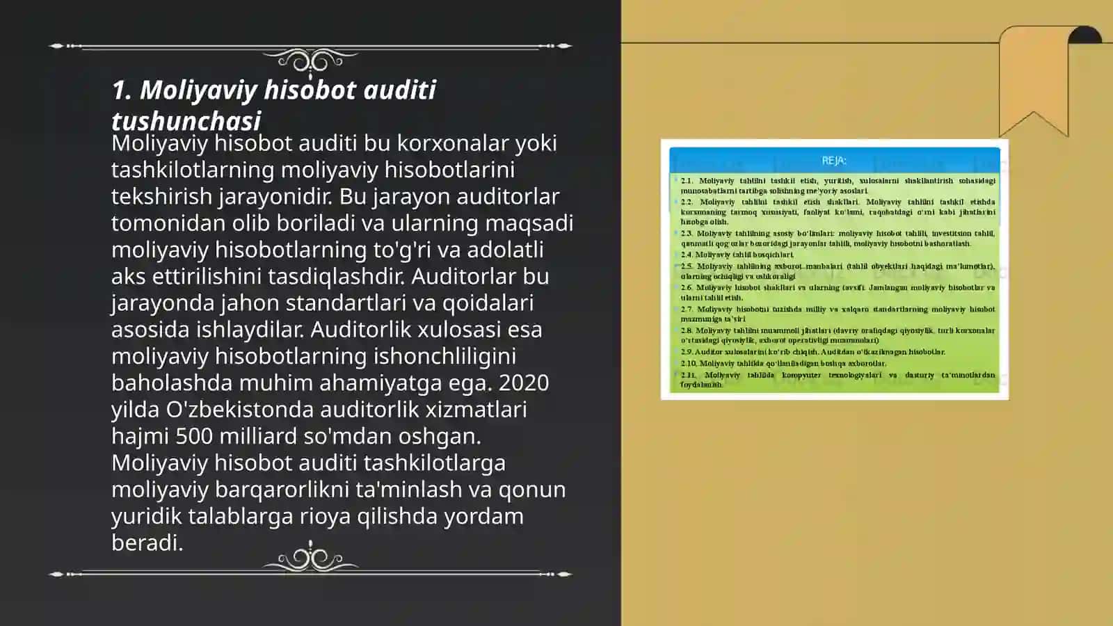 Moliyaviy hisobot auditining tashkil etish bosqichlari 3