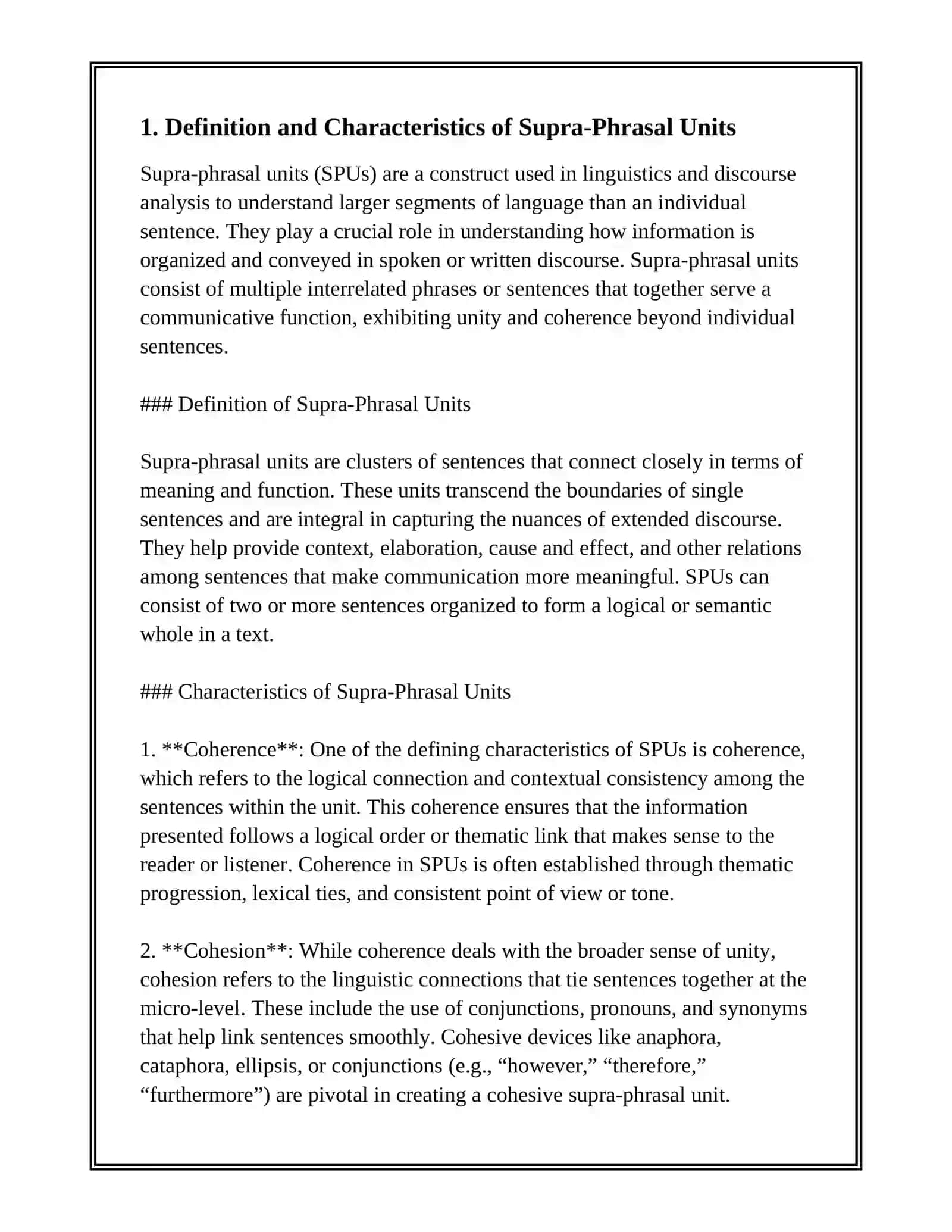 SUPRA-PHRASAL UNITS, PARAGRAPHS 3