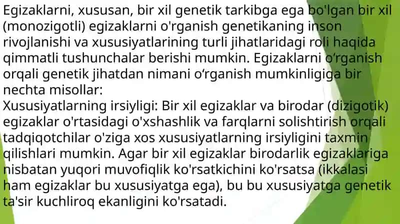 Odamgenetikasini o'rganish 3