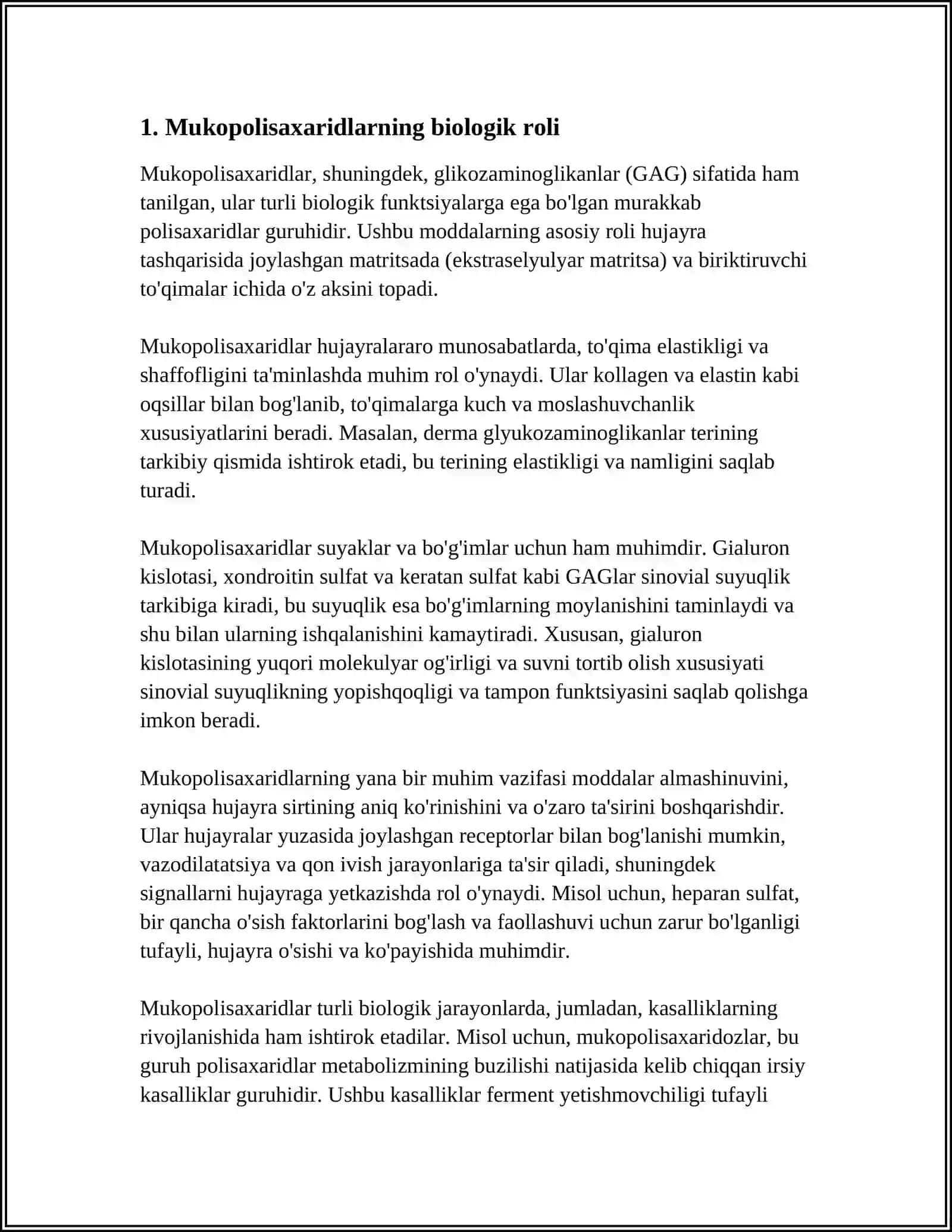 MUKOPOLISAXARIDLAR 3