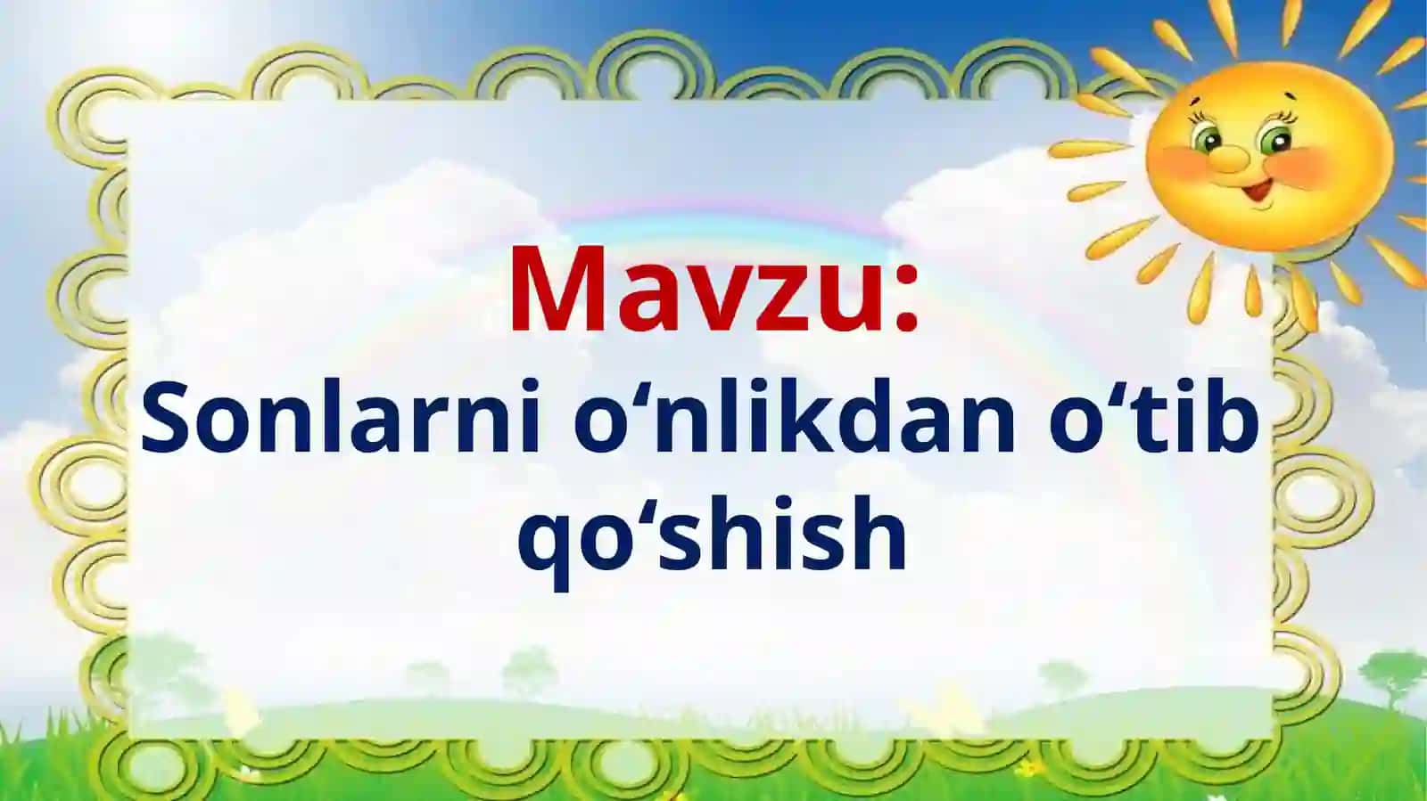 Matematika fanlar ichra shoh 3