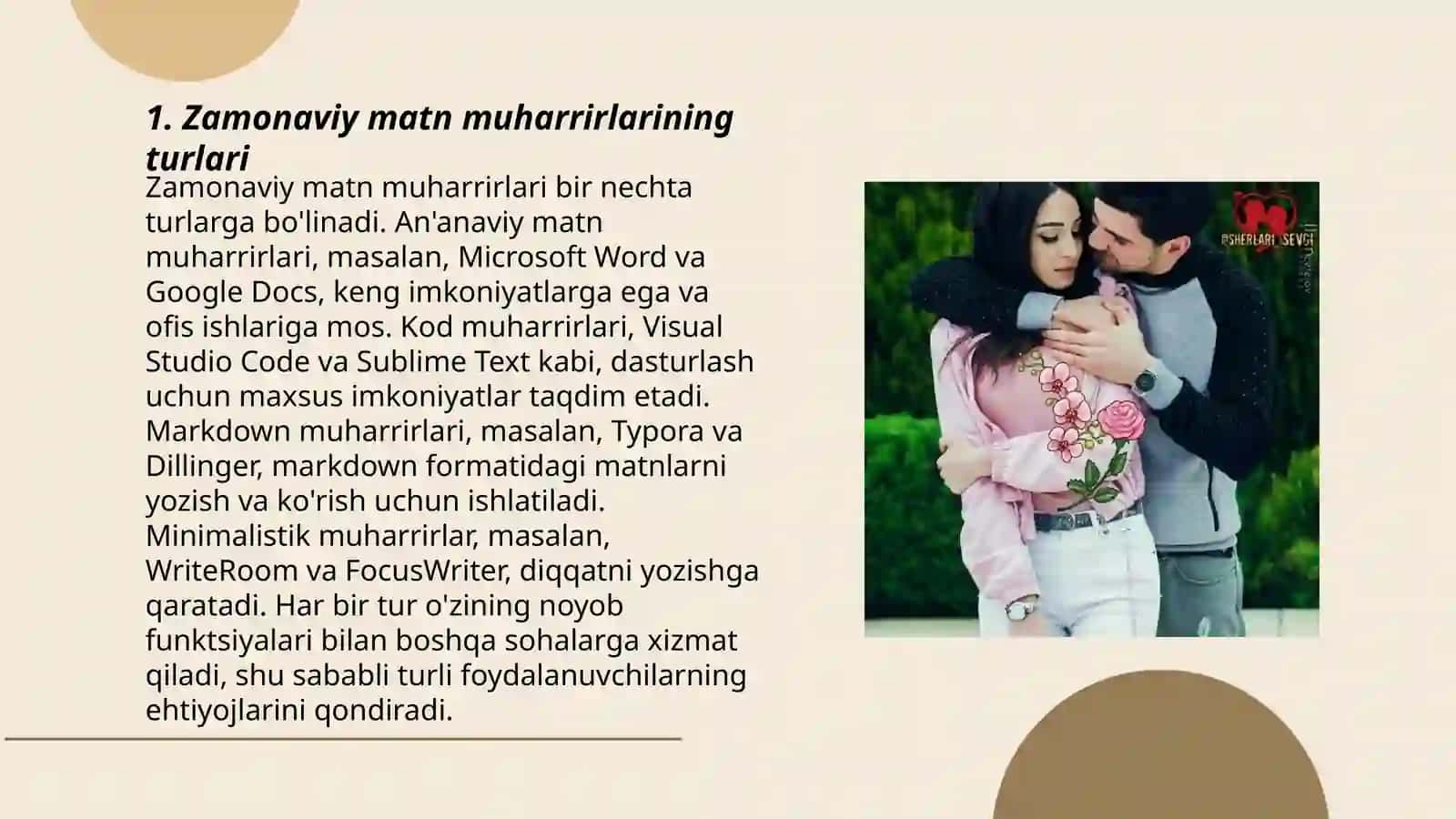 Zamonaviy matn muharrirlari 3