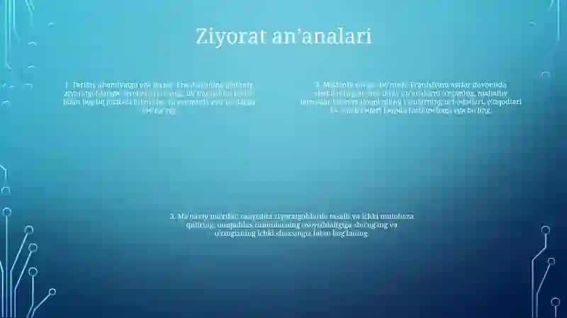 Fransiya Ziyorotgohlariga Ekskursiya 3