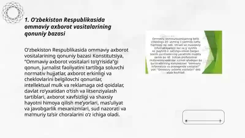 O‘zbekiston Respublikasida ommaviy axborot vositalarining faoliyati 3