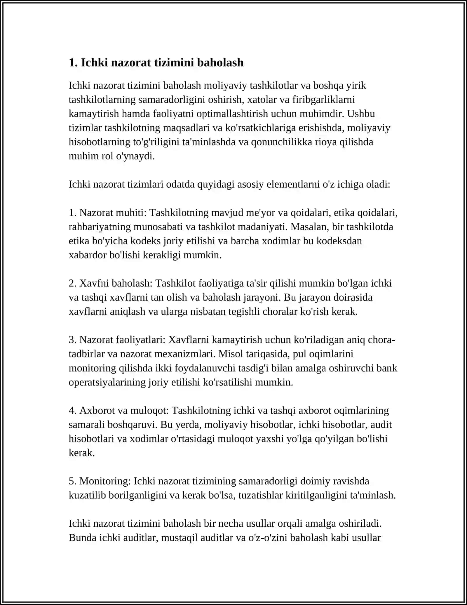 DAVR XARAJATLARI AUDITI 3