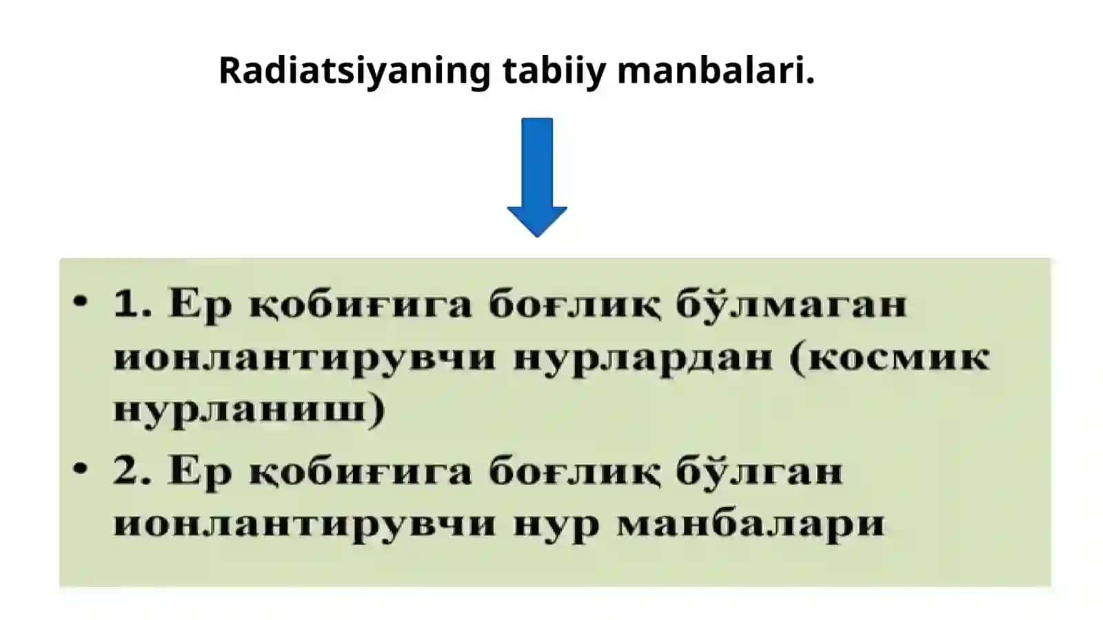 IONLANTIRUVCHI NURLAR BIOLOGIYASI 3