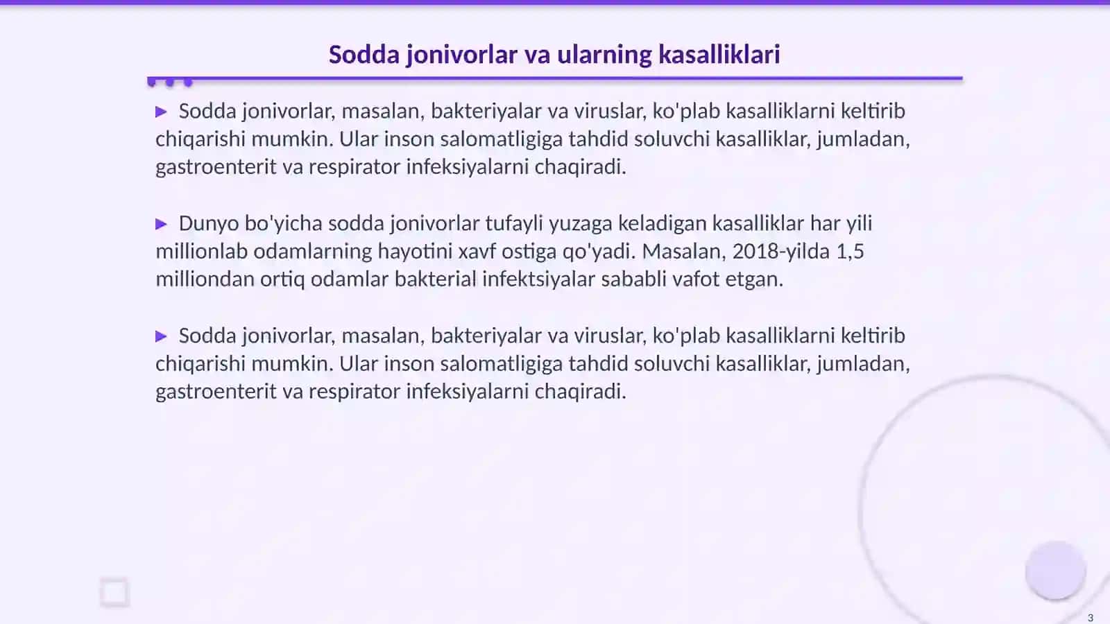 Sodda jonivorlar keltirib chiqaradigan kassalliklar va ularning labarator diagnostikasi 3