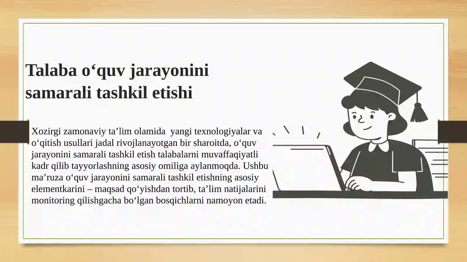 Ta’lim olish jarayonini samarali tashkil etish 3